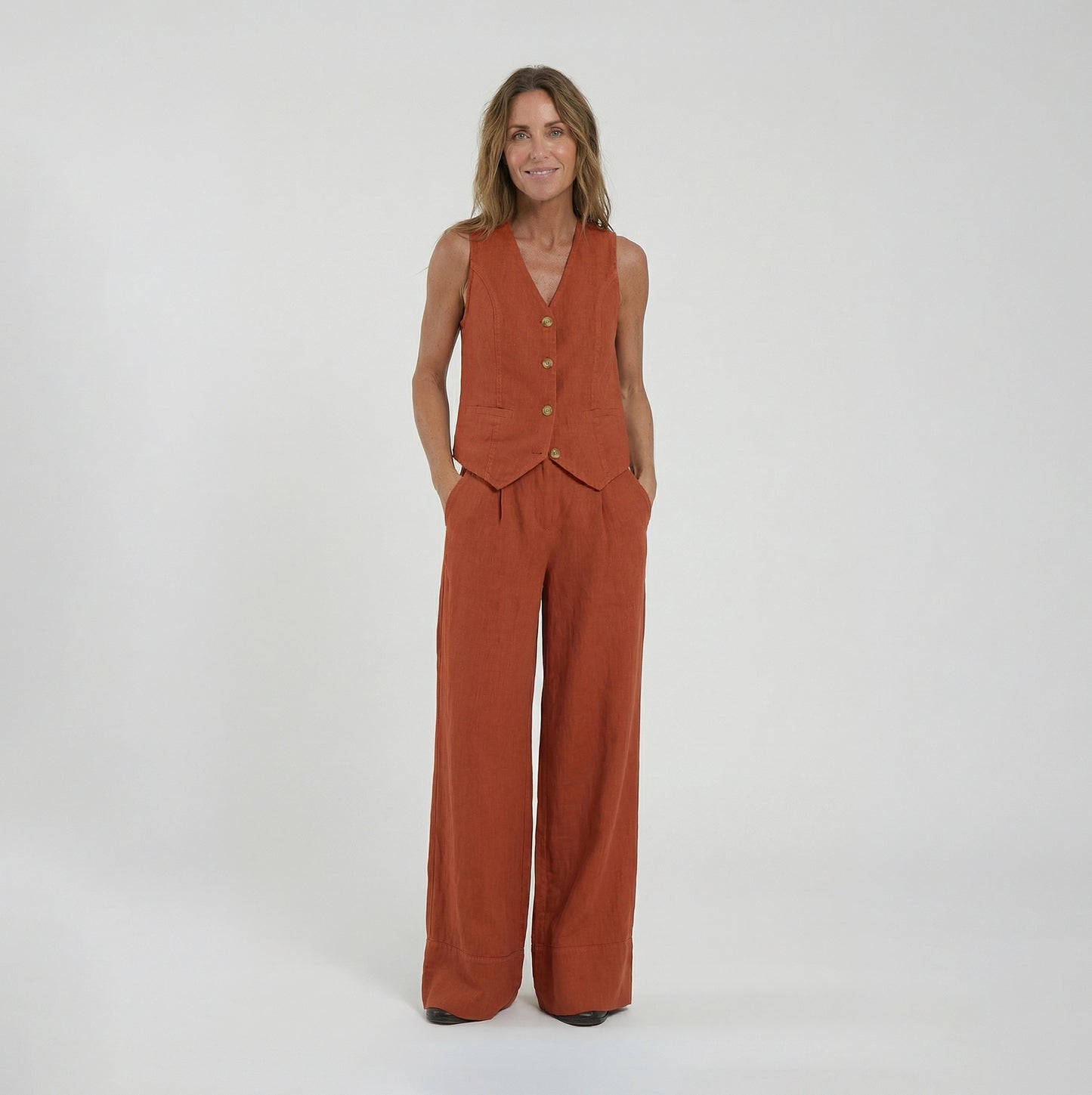 Evelynne | Lente Set met Knopen