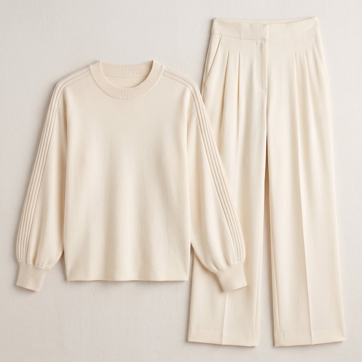 Agnes | Chique comfortabele witte set