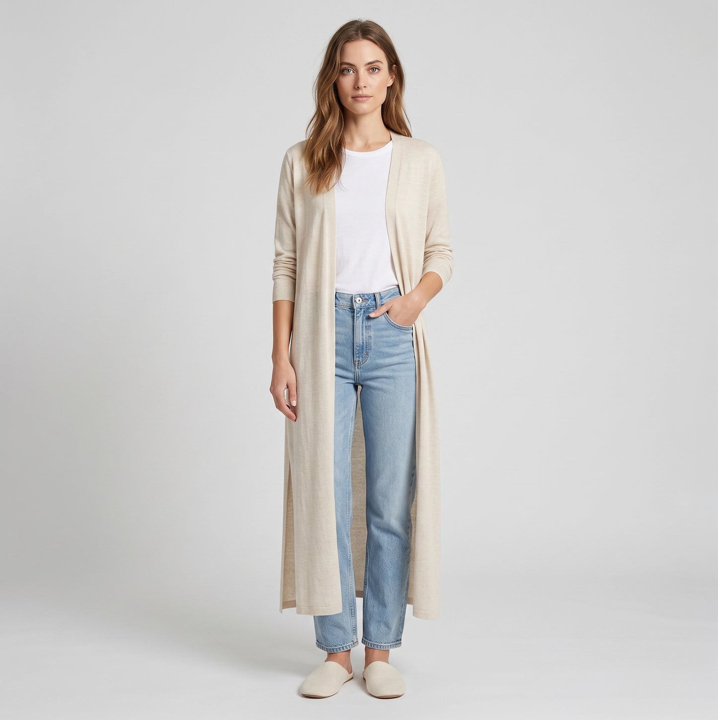 Matilda | Lange luchtige cardigan