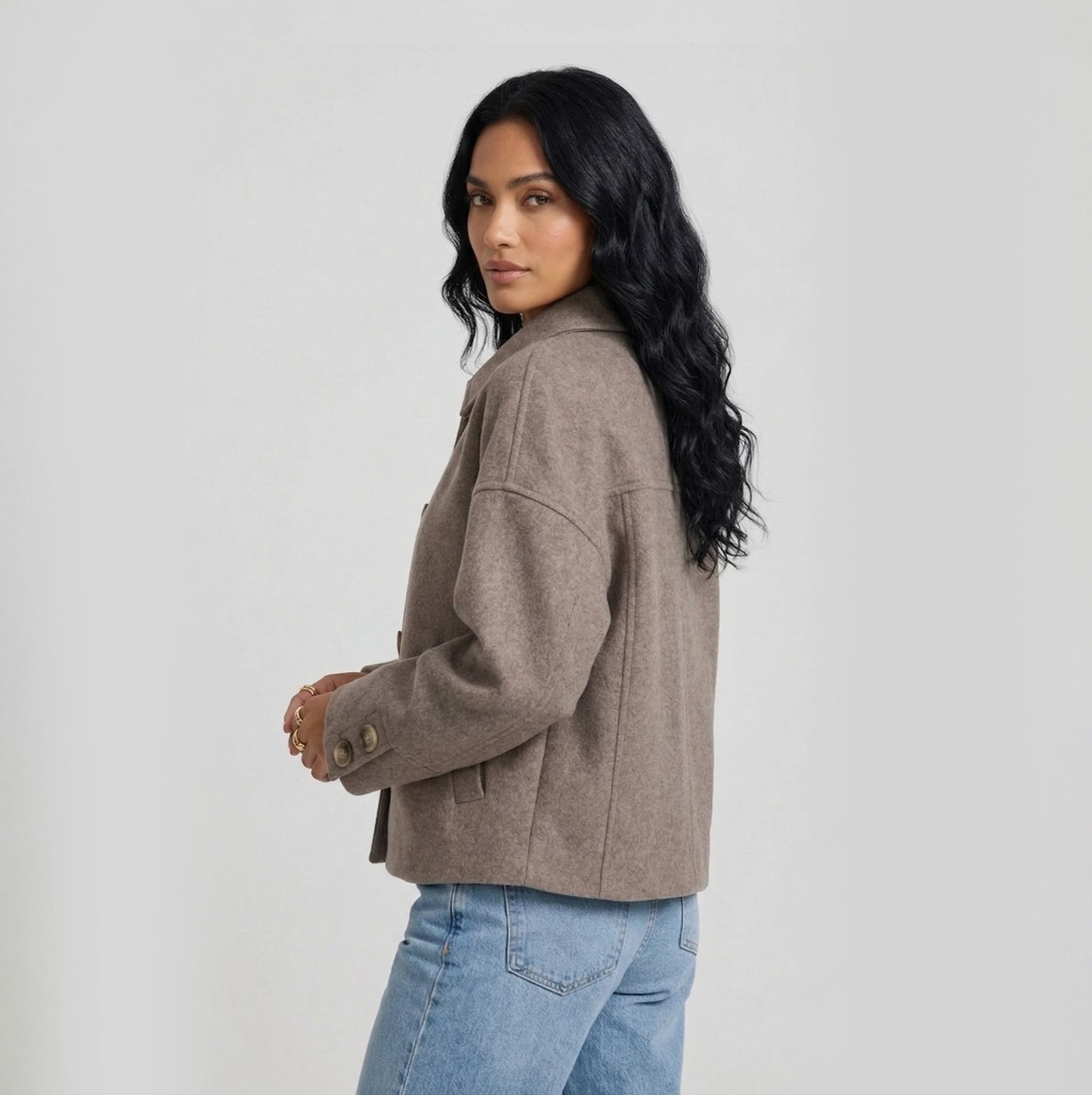 Sylvia | Wolmix Damesjas – Herfst & Winter