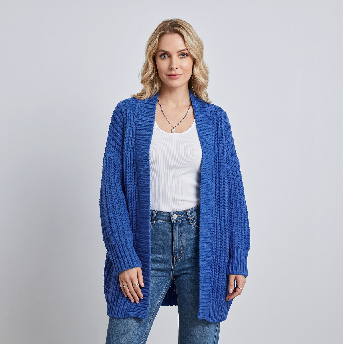 Ainsley | Warme Oversized comfortabele dames cardigan
