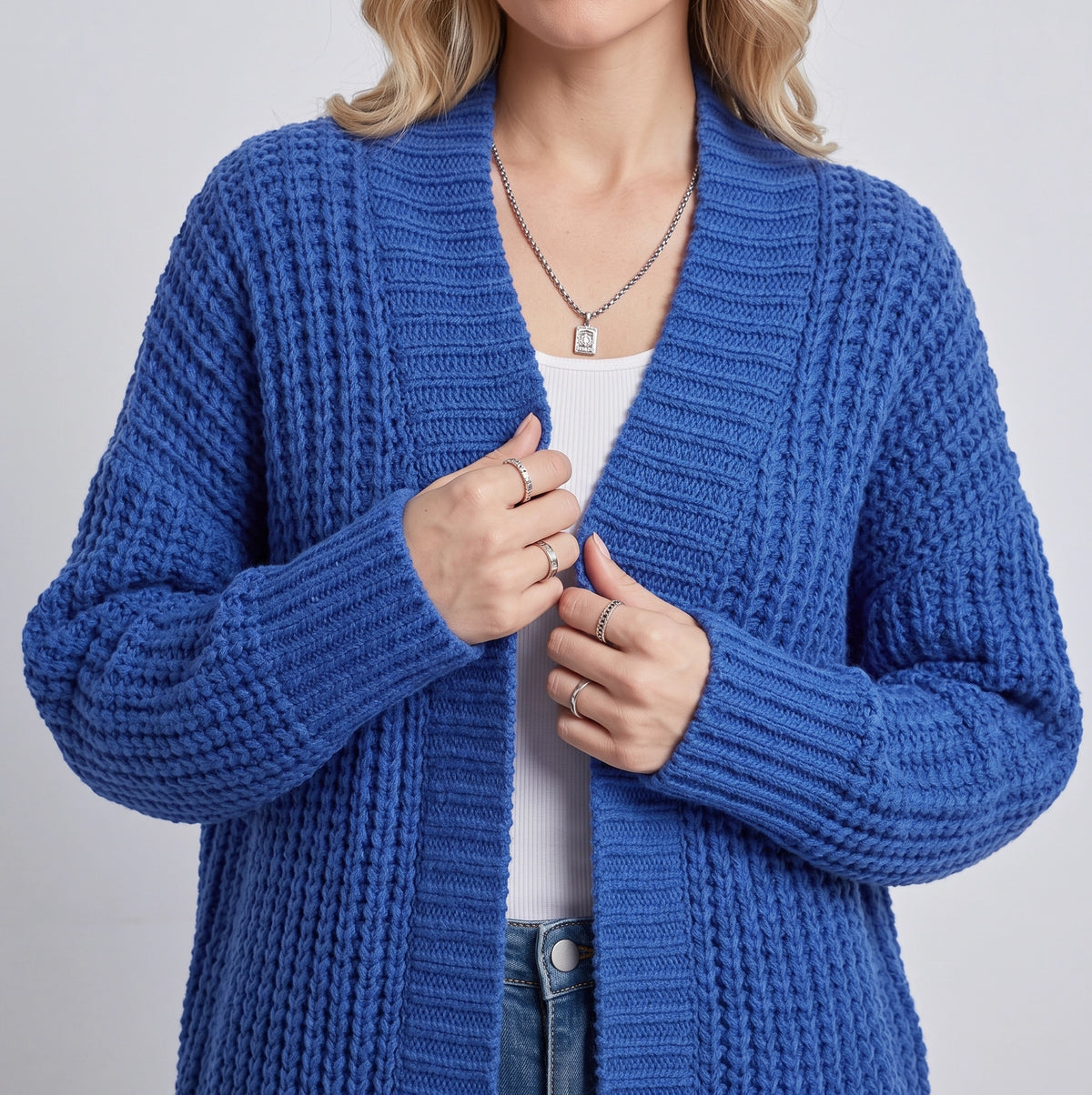 Ainsley | Warme Oversized comfortabele dames cardigan