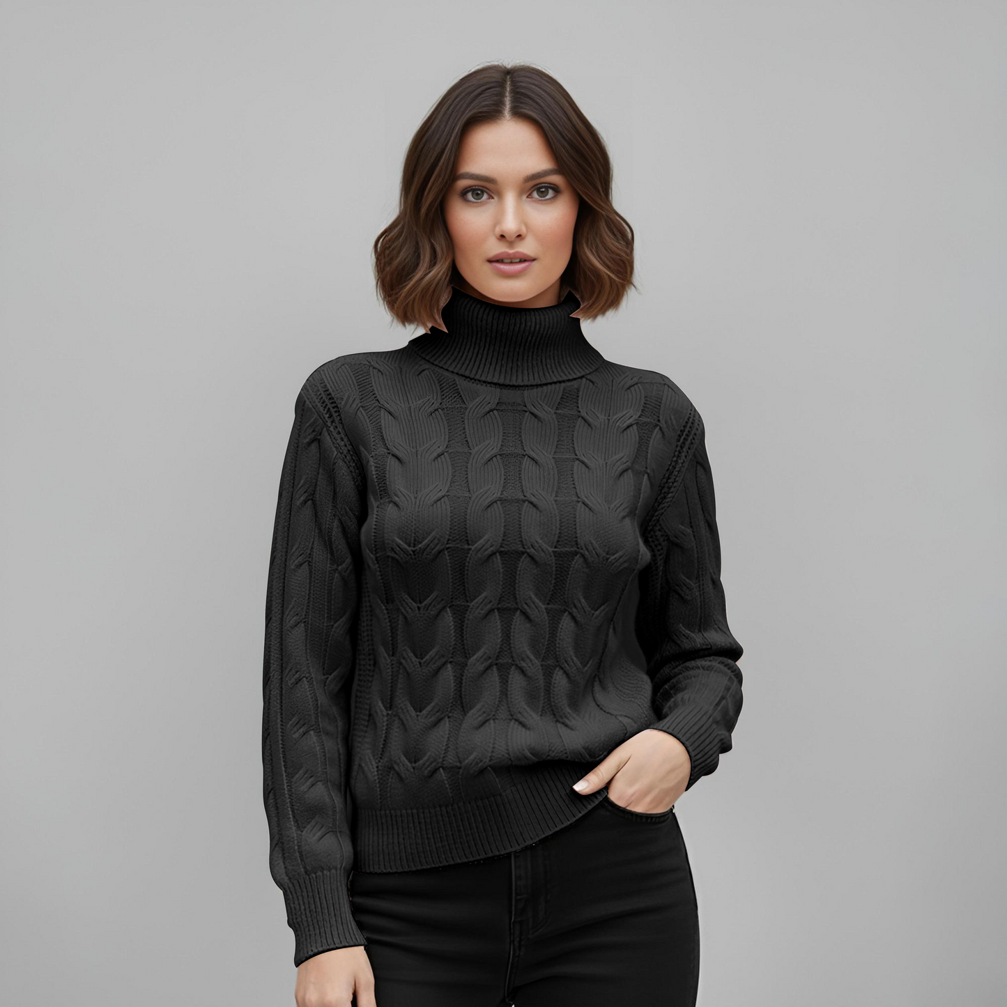 Carlena | Zachte Gebreide Coltrui