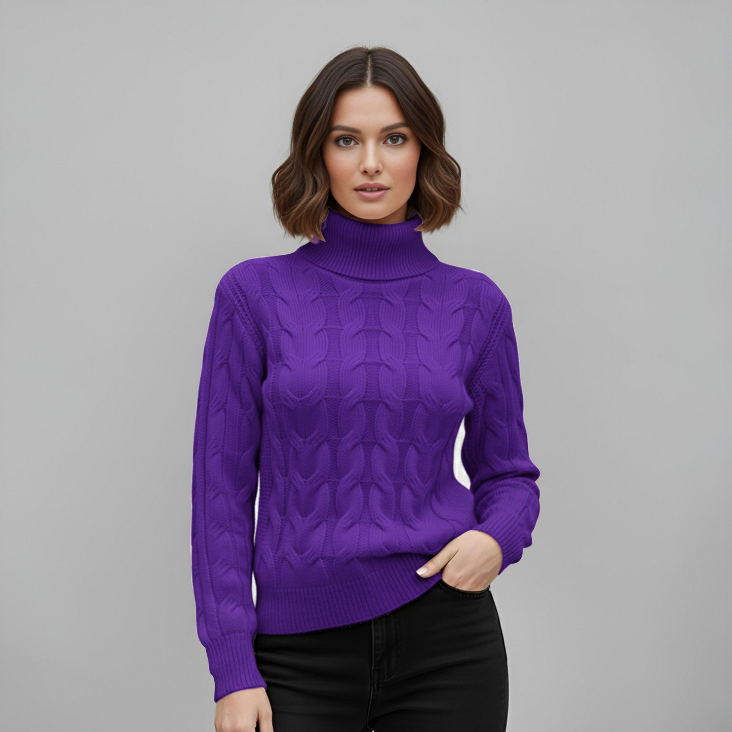 Carlena | Zachte Gebreide Coltrui