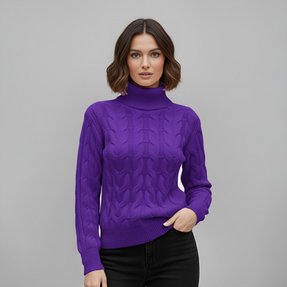 Carlena | Zachte Gebreide Coltrui