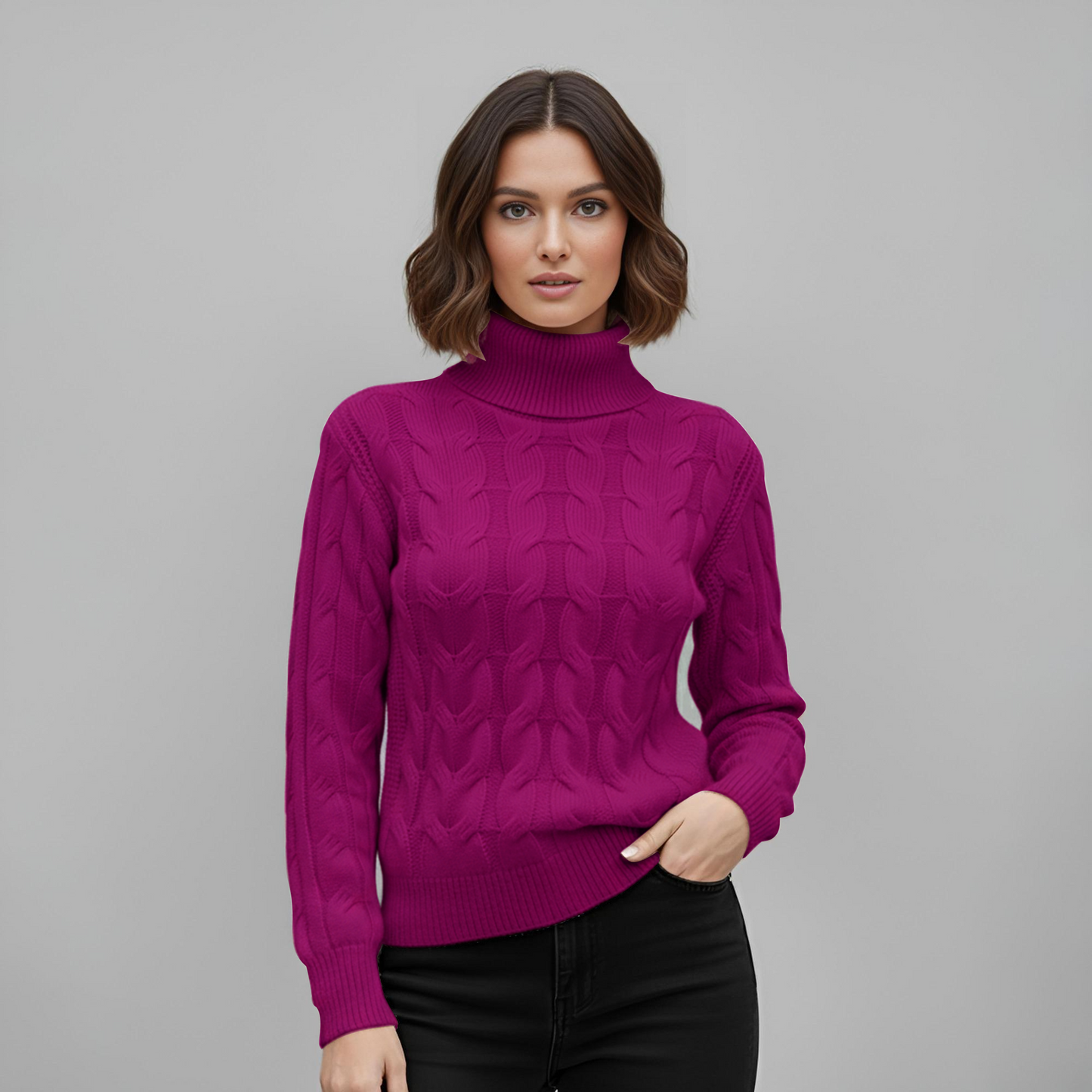 Carlena | Zachte Gebreide Coltrui