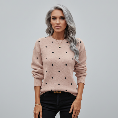 Charlotte | Elegante polkadot trui