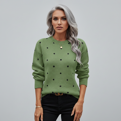 Charlotte | Elegante polkadot trui