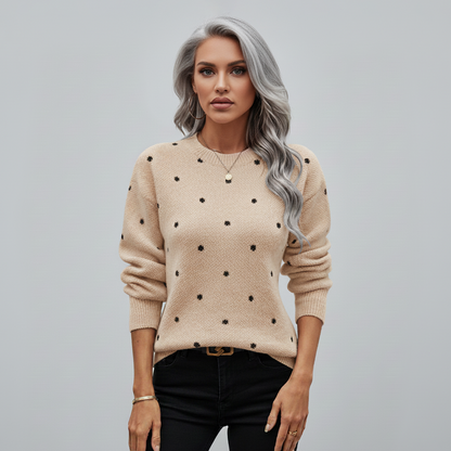 Charlotte | Elegante polkadot trui