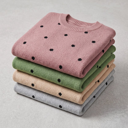 Charlotte | Elegante polkadot trui