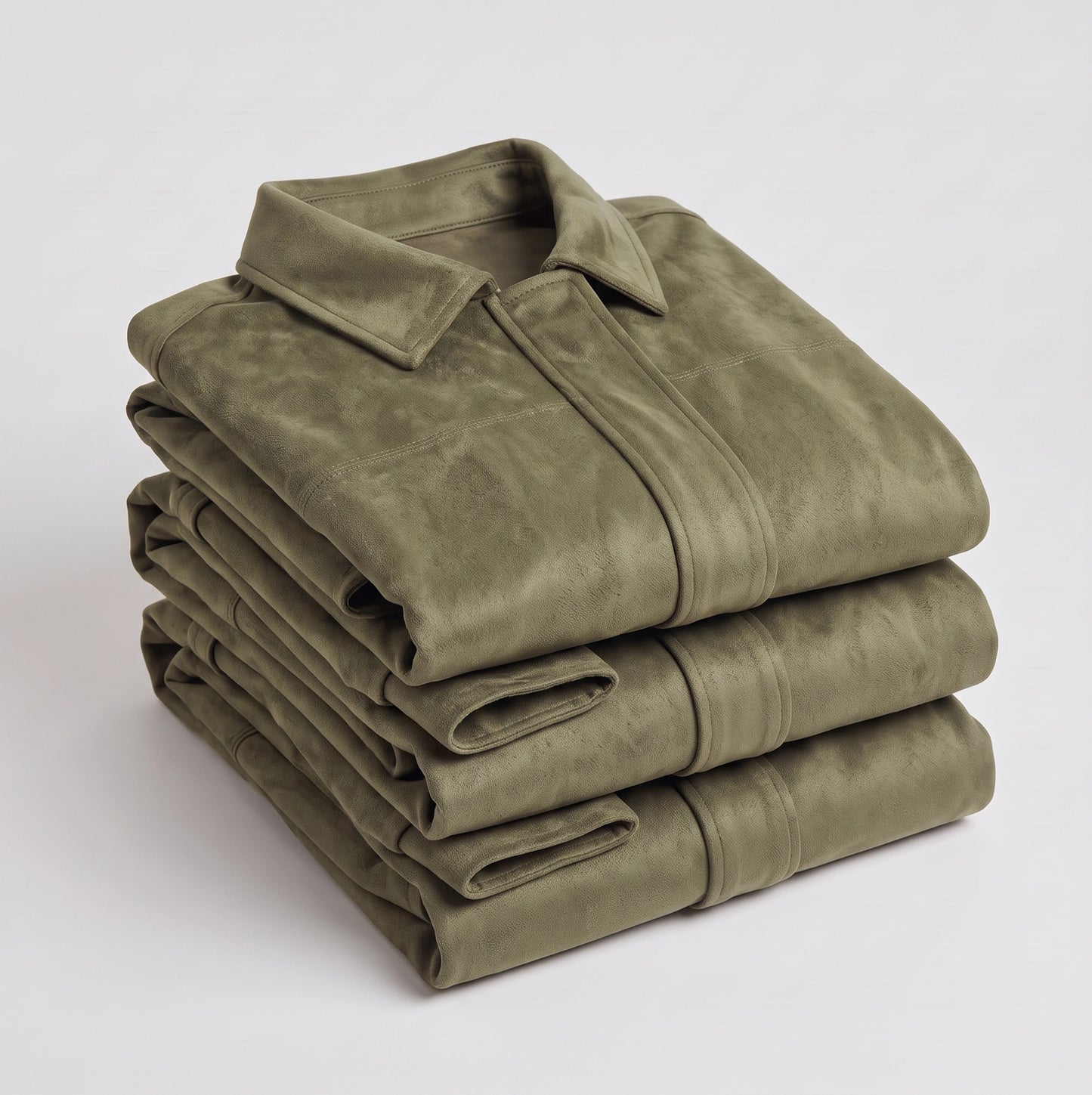 Chiffon | Suede damesjas met kraag