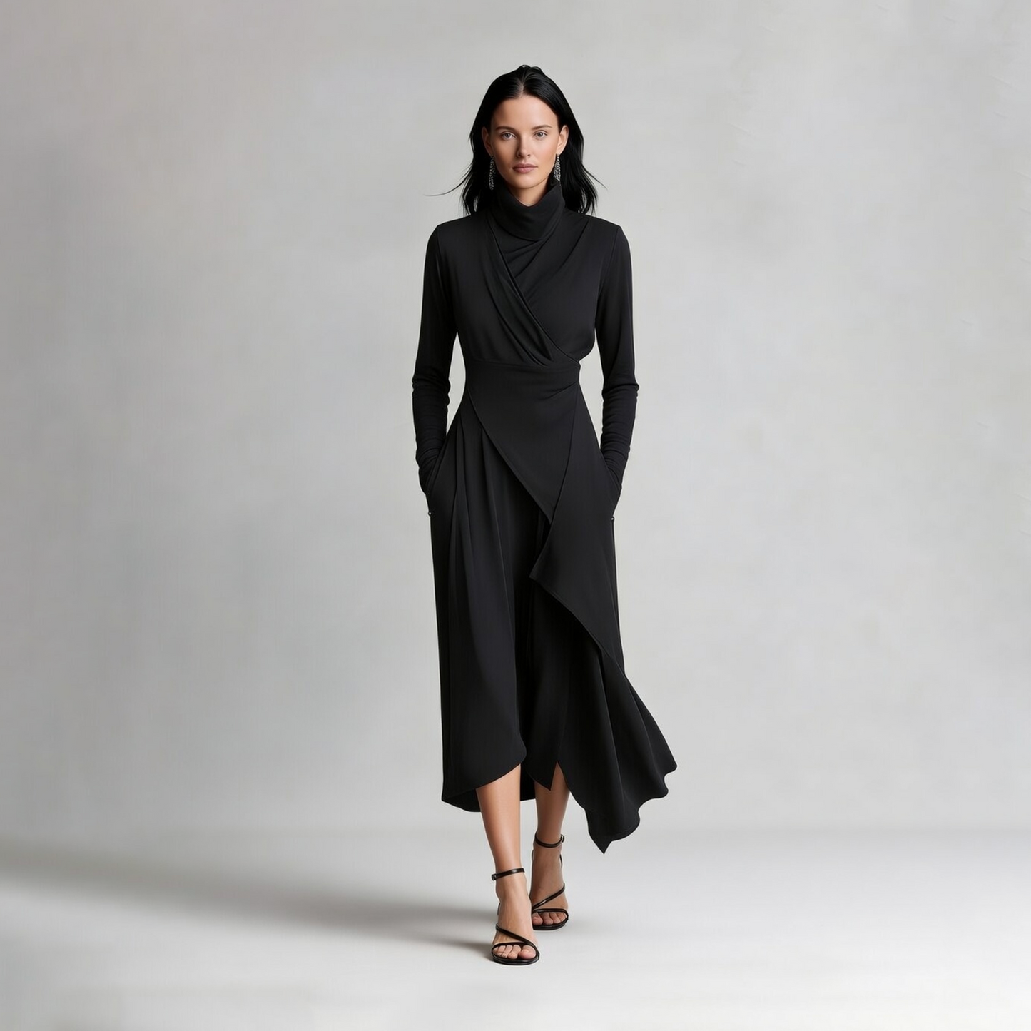 Deline | Elegante lange jurk