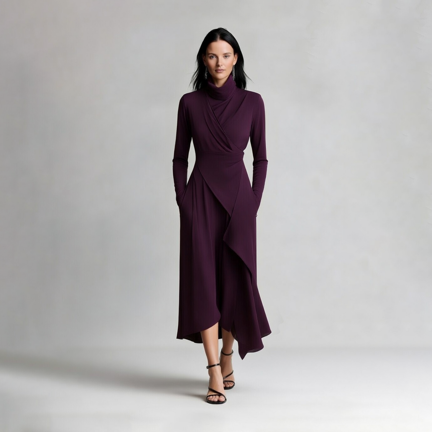 Deline | Elegante lange jurk