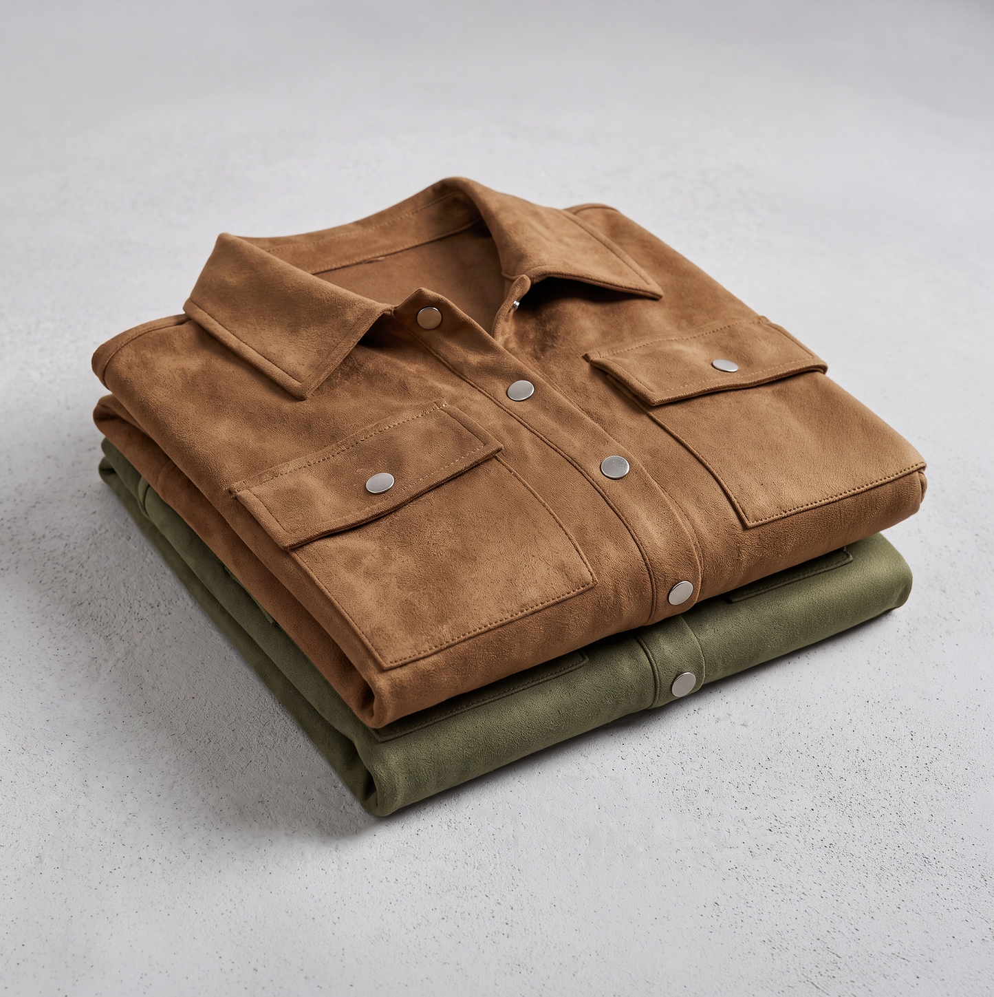 Dulce | Suede damesjas met borstzakken