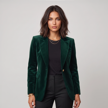 Emilie | Premium fluwelen damesblazer