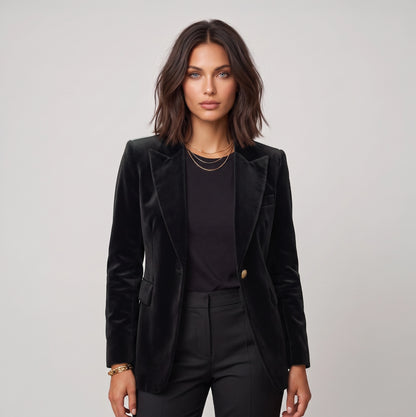 Emilie | Premium fluwelen damesblazer