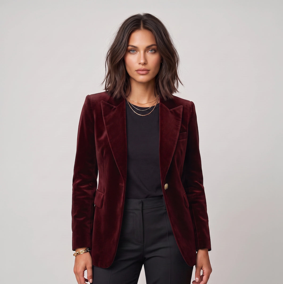 Emilie | Premium fluwelen damesblazer