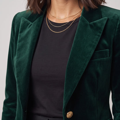 Emilie | Premium fluwelen damesblazer