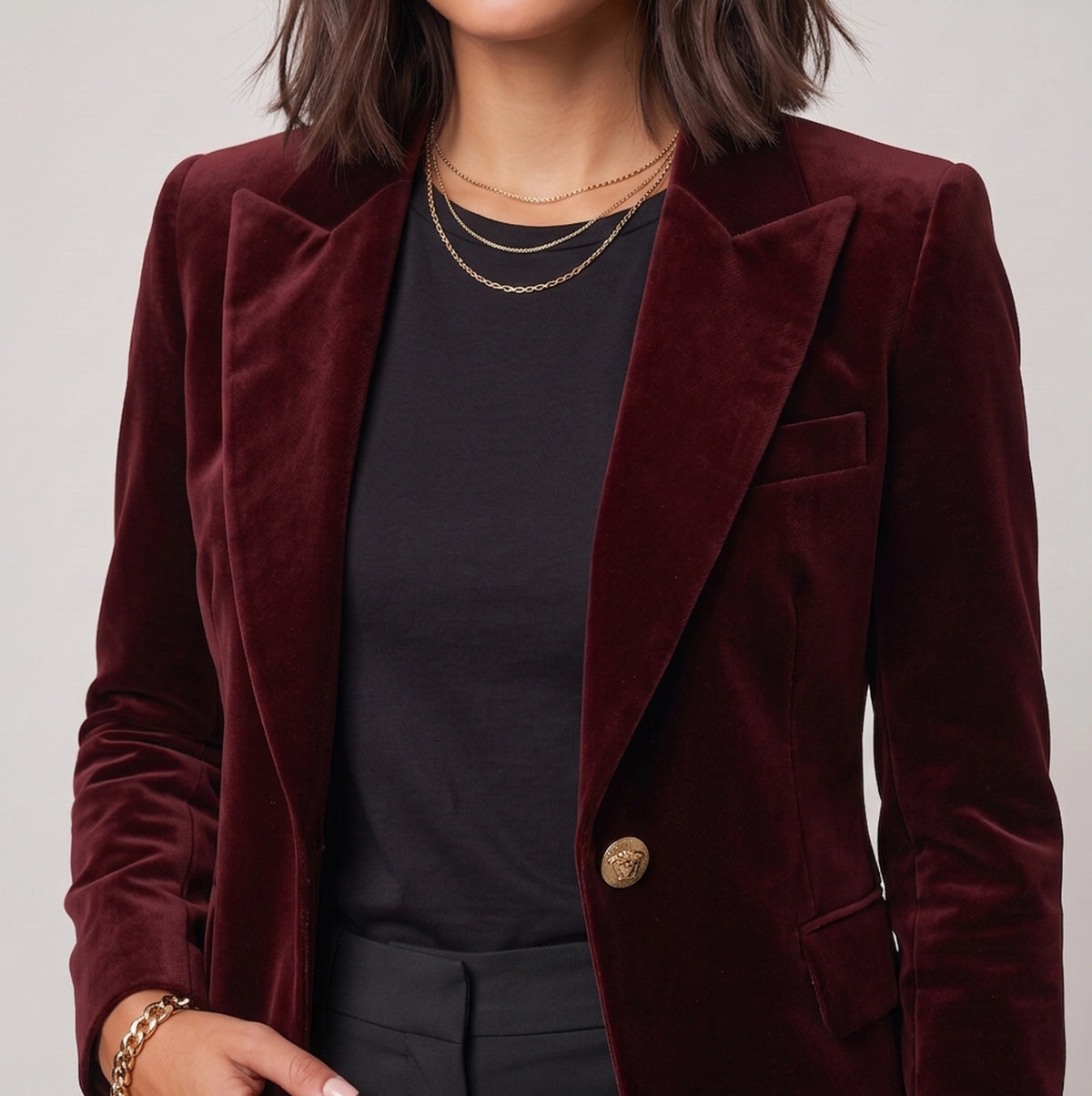 Emilie | Premium fluwelen damesblazer