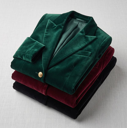 Emilie | Premium fluwelen damesblazer