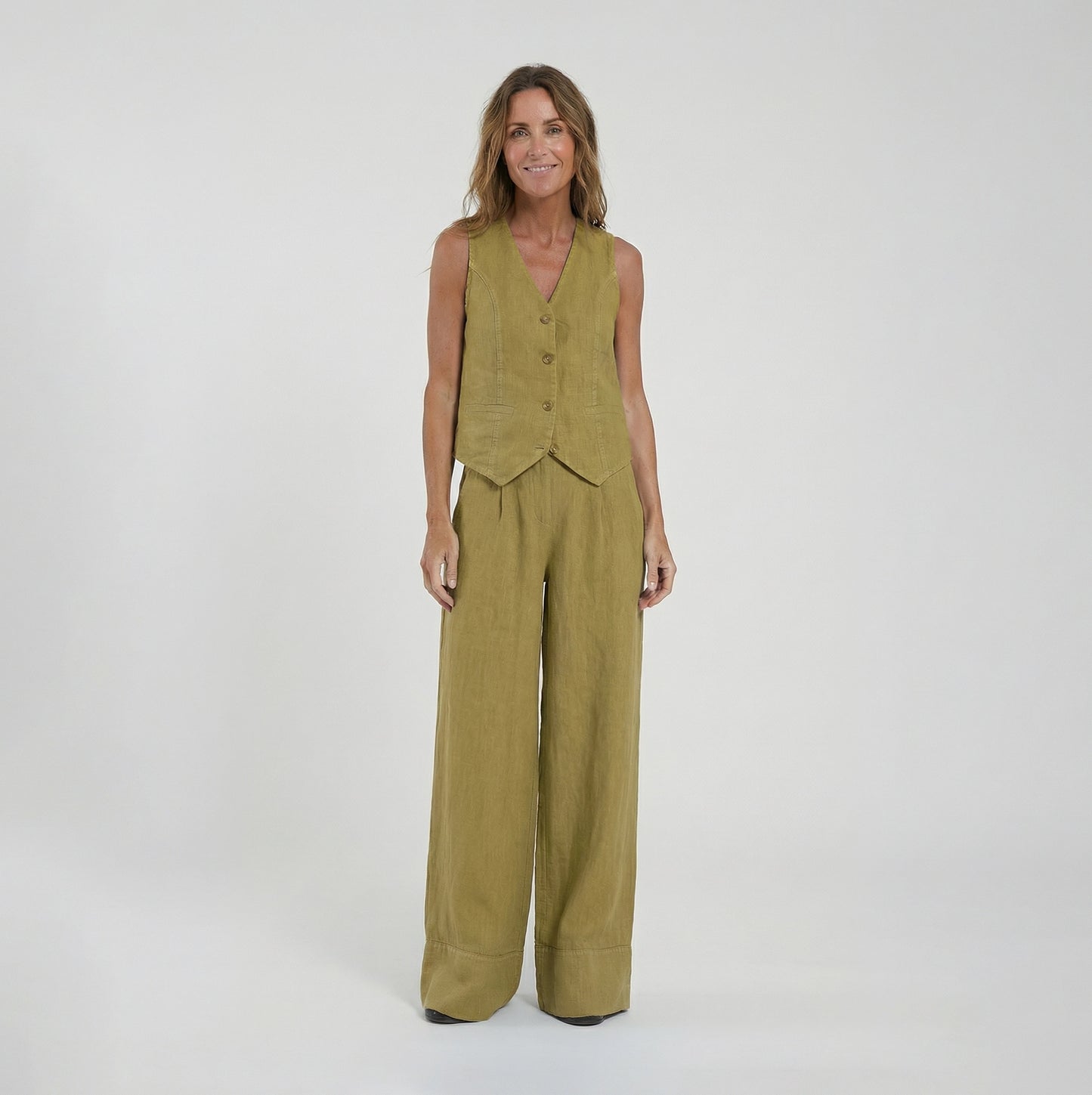 Evelynne | Lente Set met Knopen