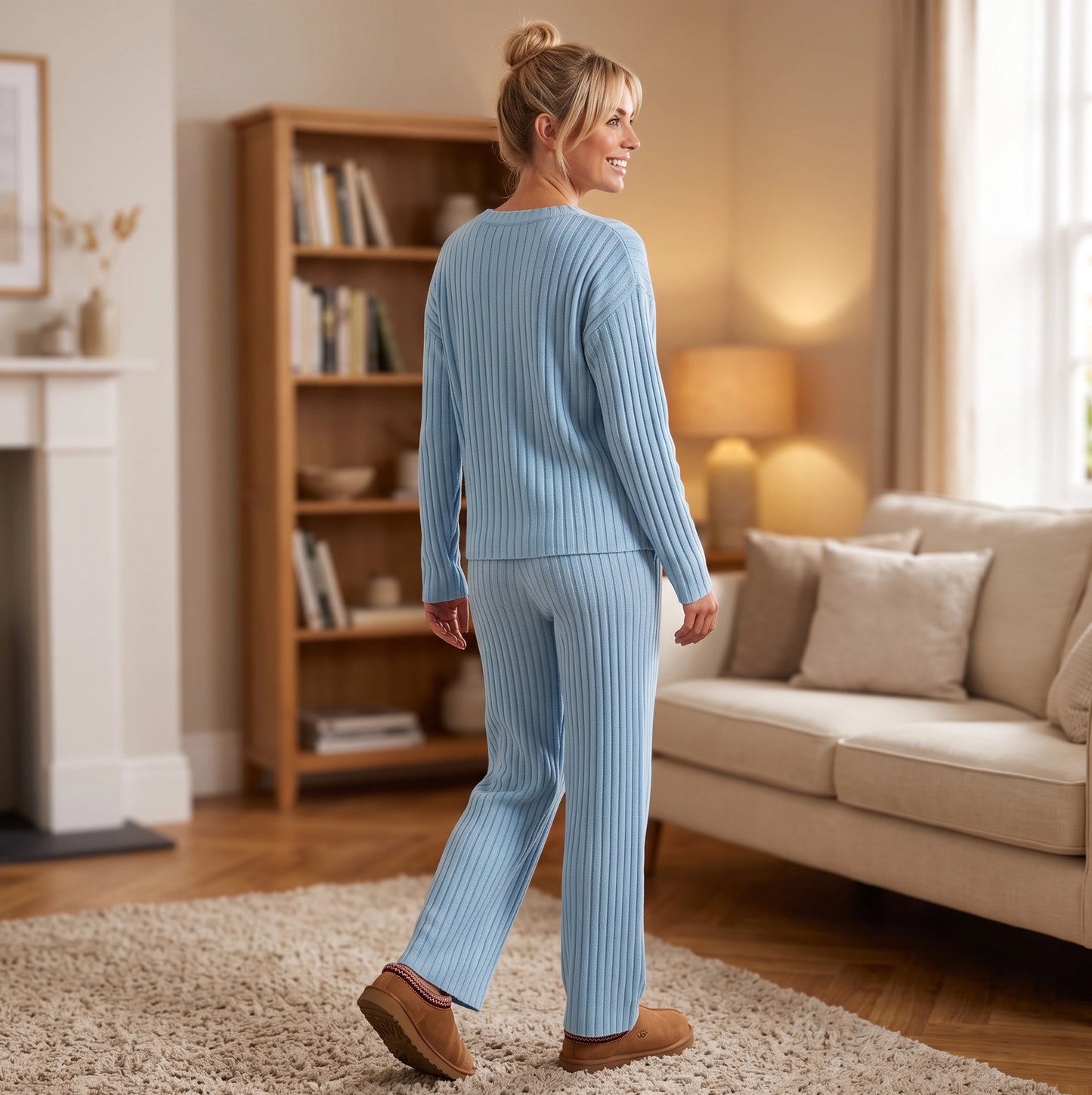 Fien | Dames loungeset met V-hals