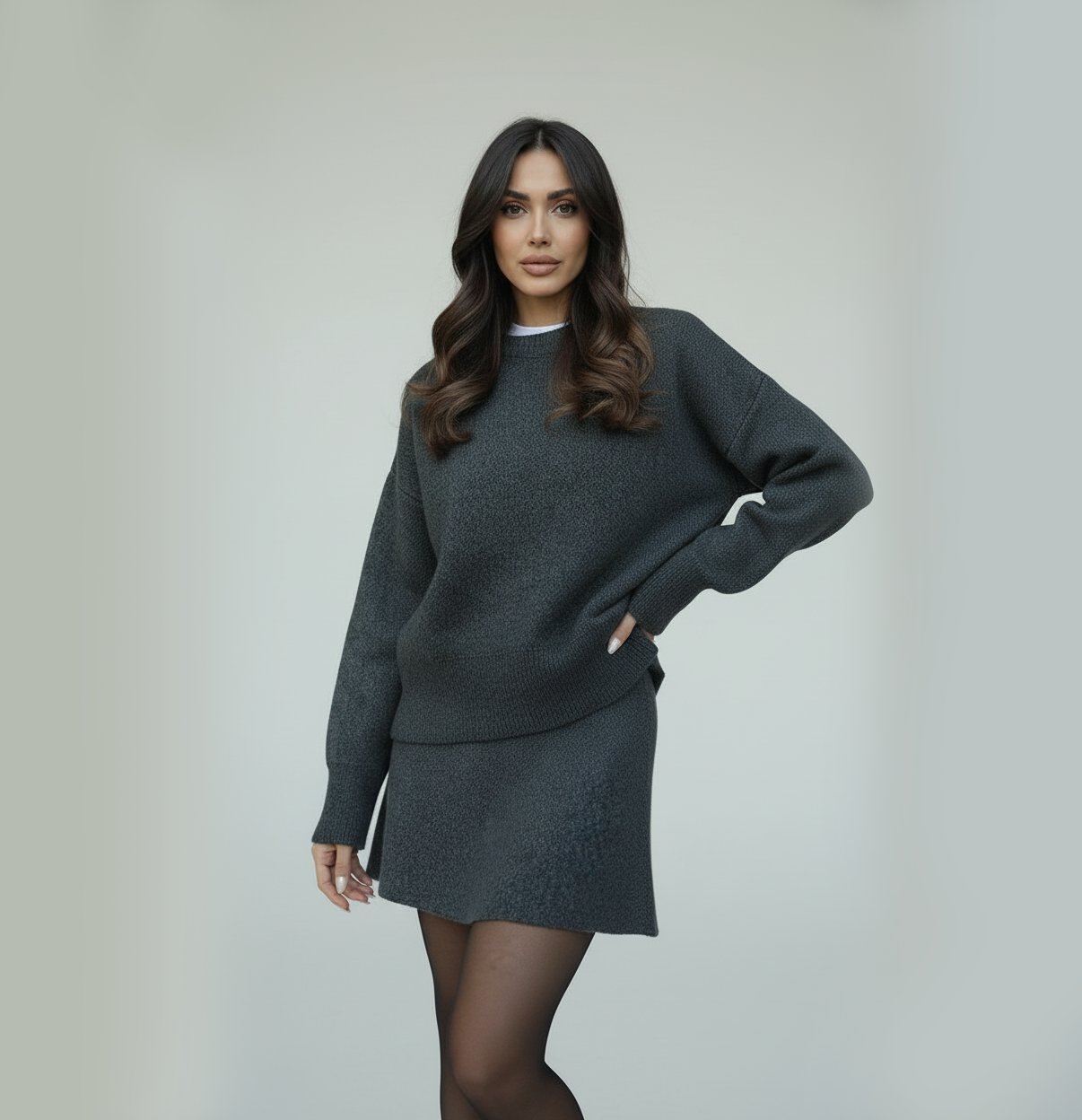 Freya | gebreide winter set