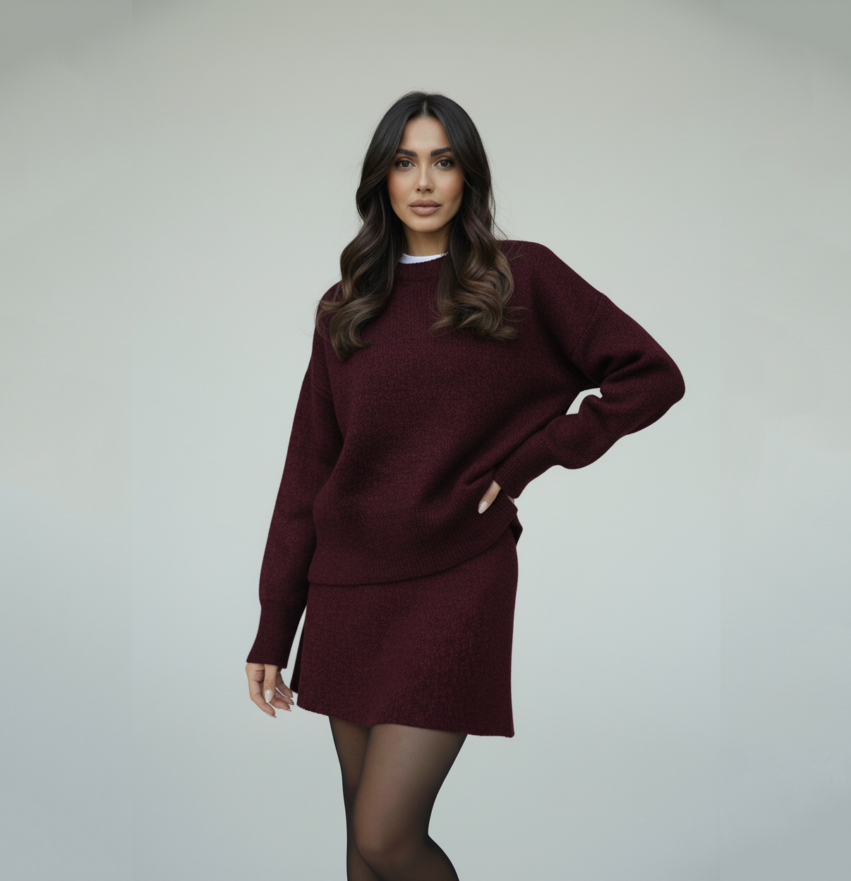 Freya | gebreide winter set