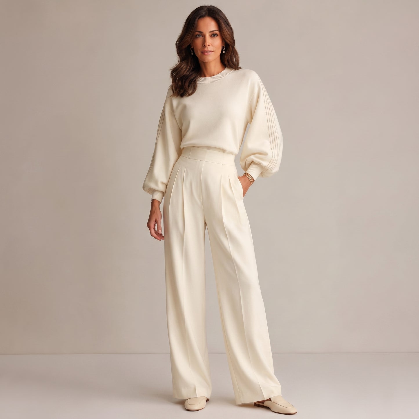 Agnes | Chique comfortabele witte set