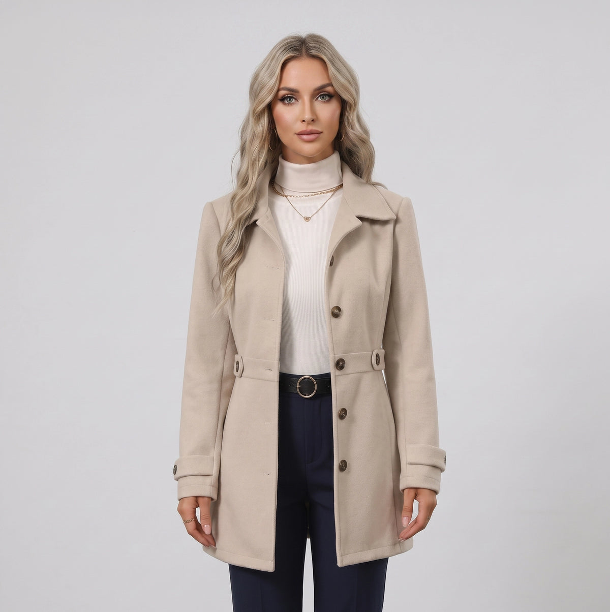 Hilda | Lichte Trenchcoat tussenseizoen