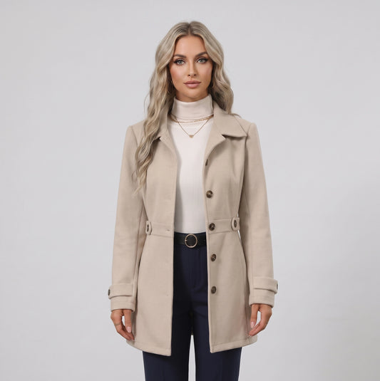 Hilda | Lichte Trenchcoat tussenseizoen