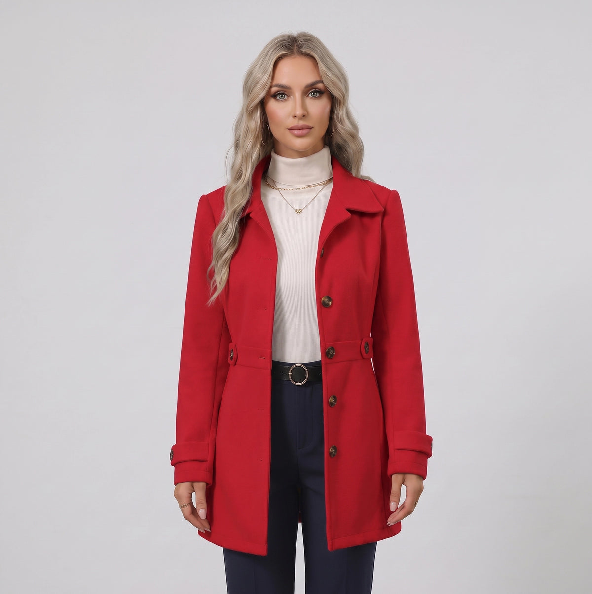 Hilda | Lichte Trenchcoat tussenseizoen