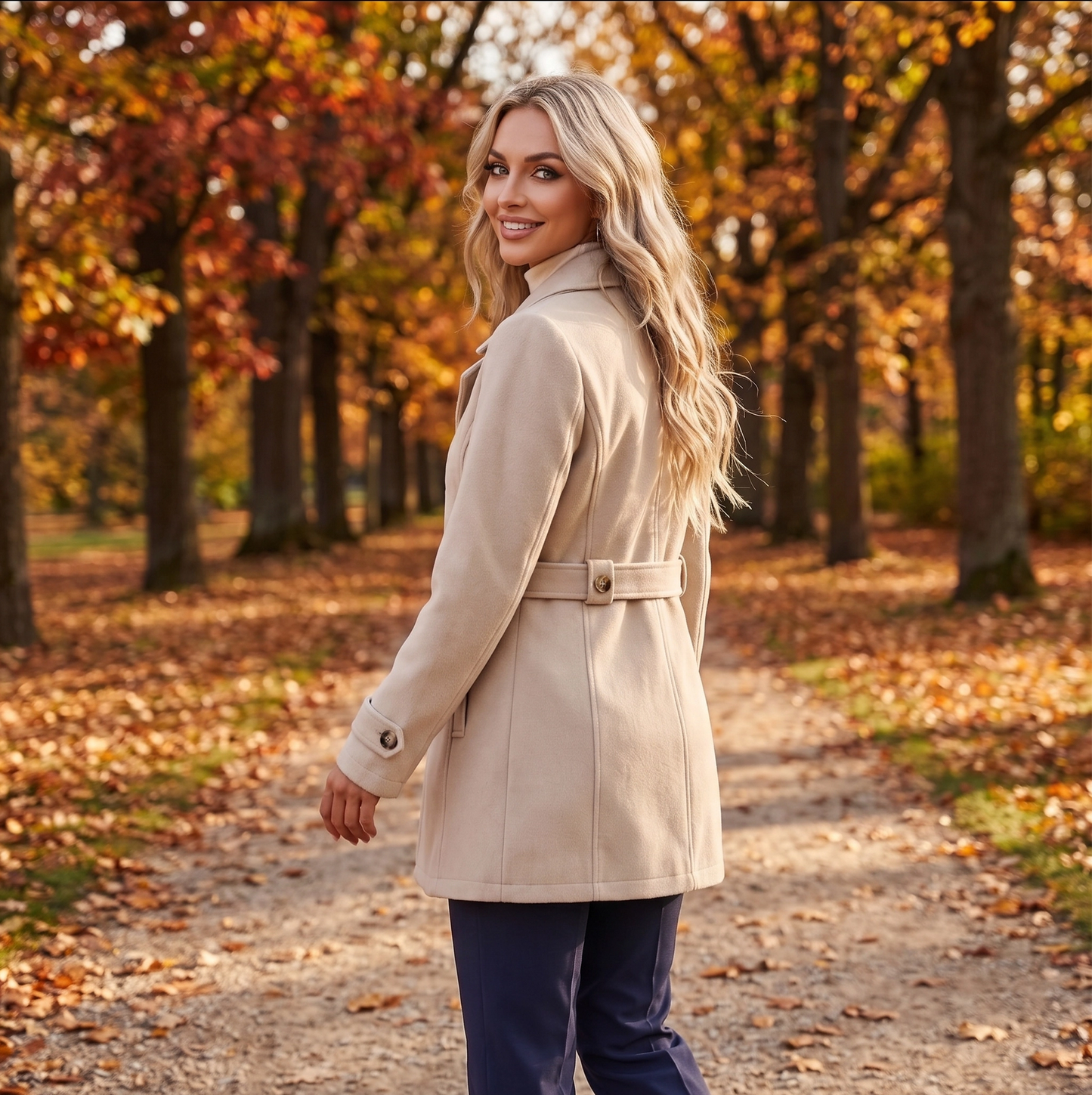 Hilda | Lichte Trenchcoat tussenseizoen