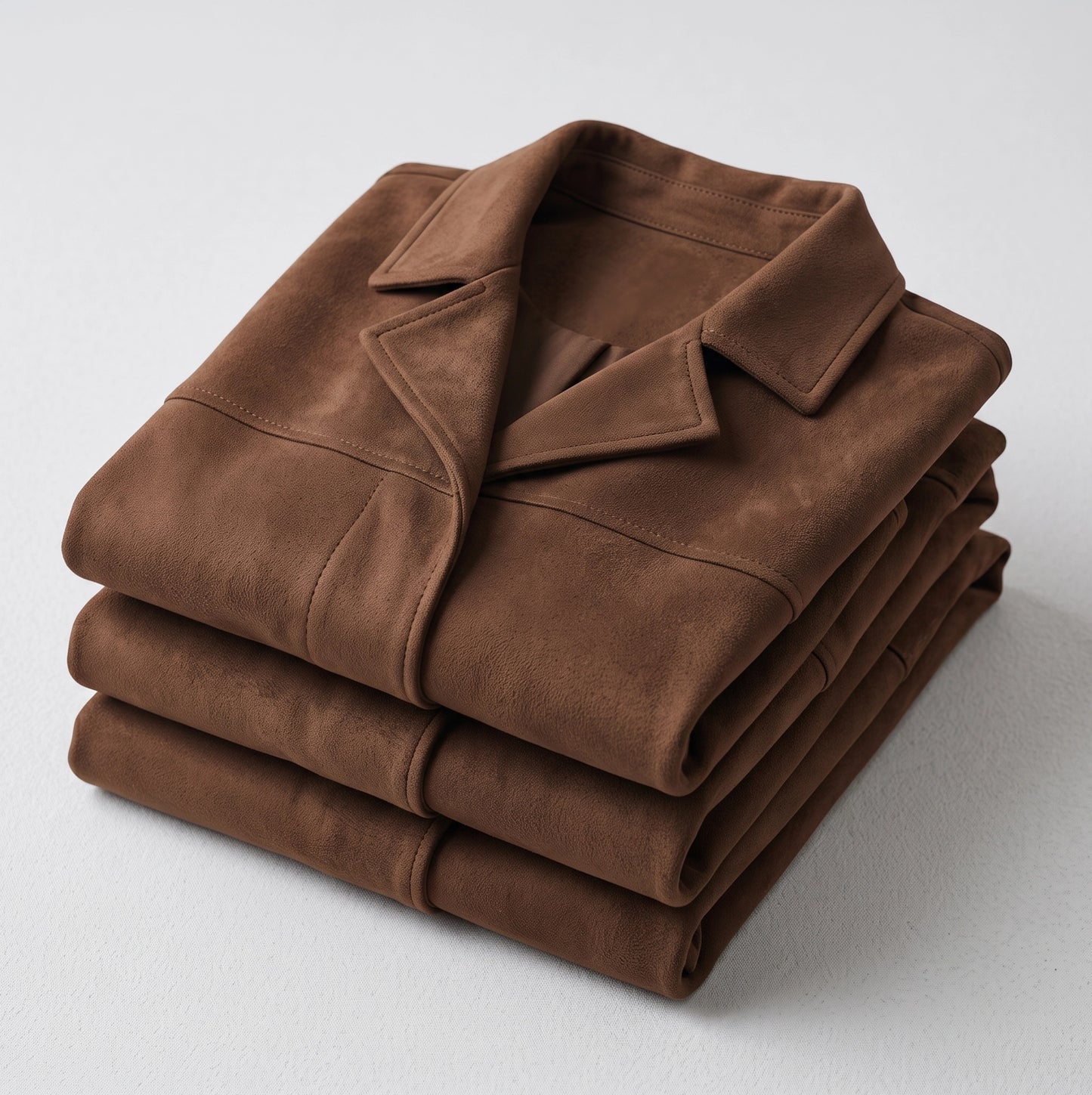 Hope | Klassieke suede damesjas met band