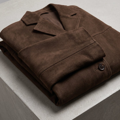 Isabeau | Suede jas