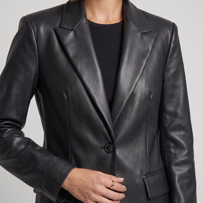 Ise | Leren Dames blazer