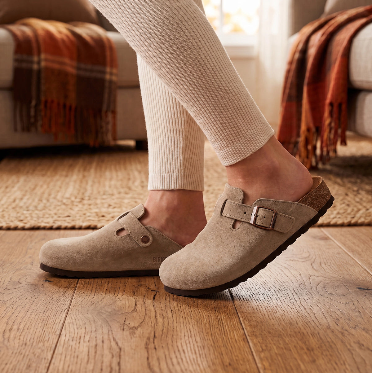 Joan | Comfortabele clogs met verstelbare gesp