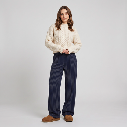 Kalina | Comfortabele damesbroek met hoge taille