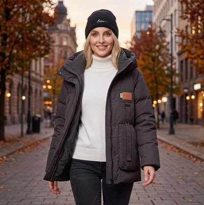 Lene | Stijlvolle en Comfortabele Dames Winterjas met Capuchon