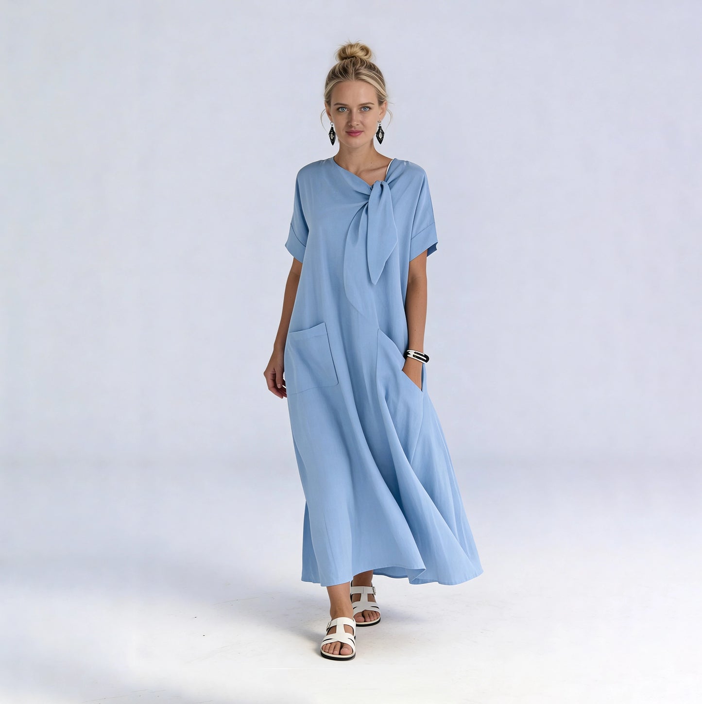 Leonelle | Comfortabele zomerjurk met zakken