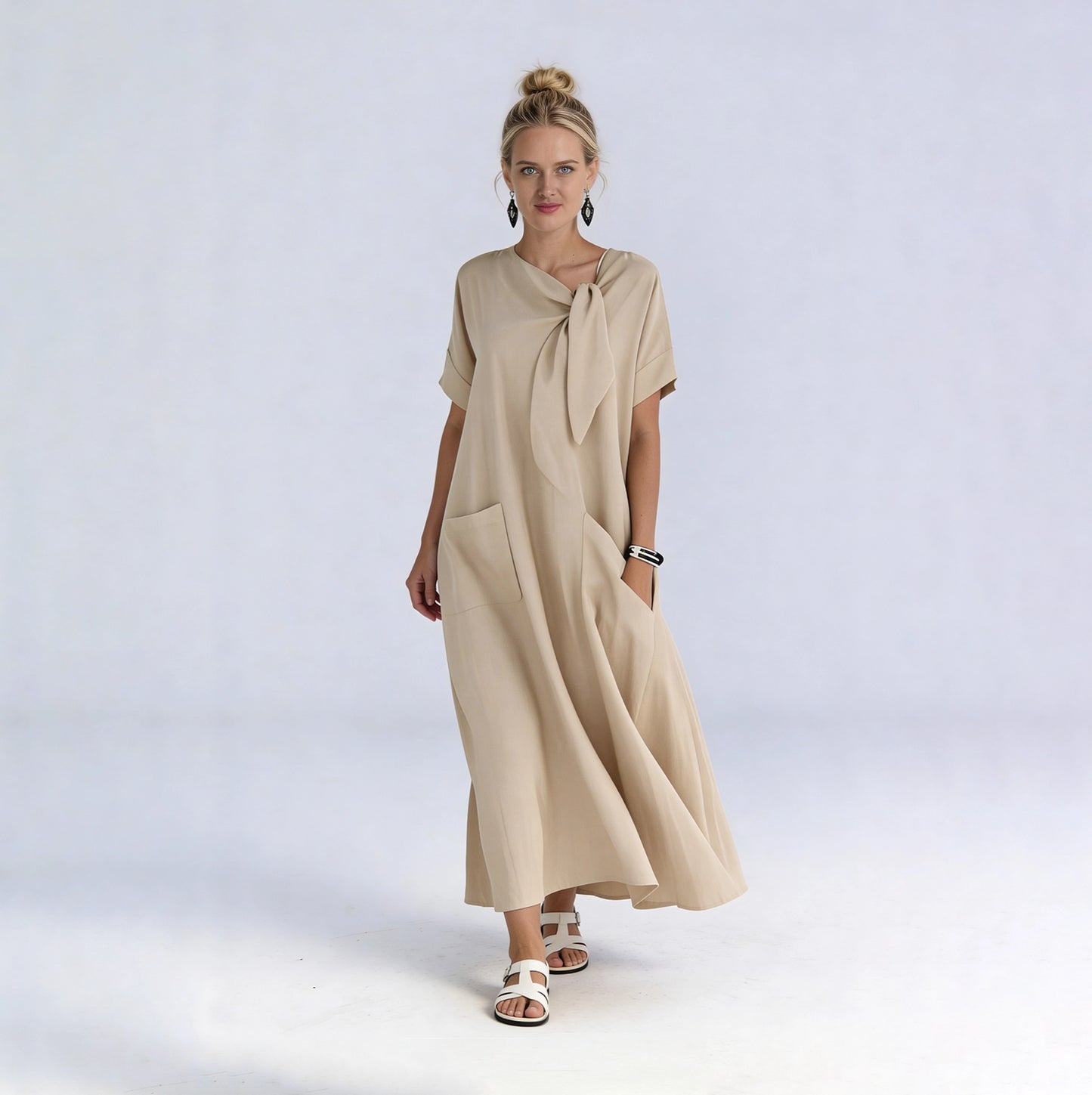 Leonelle | Comfortabele zomerjurk met zakken