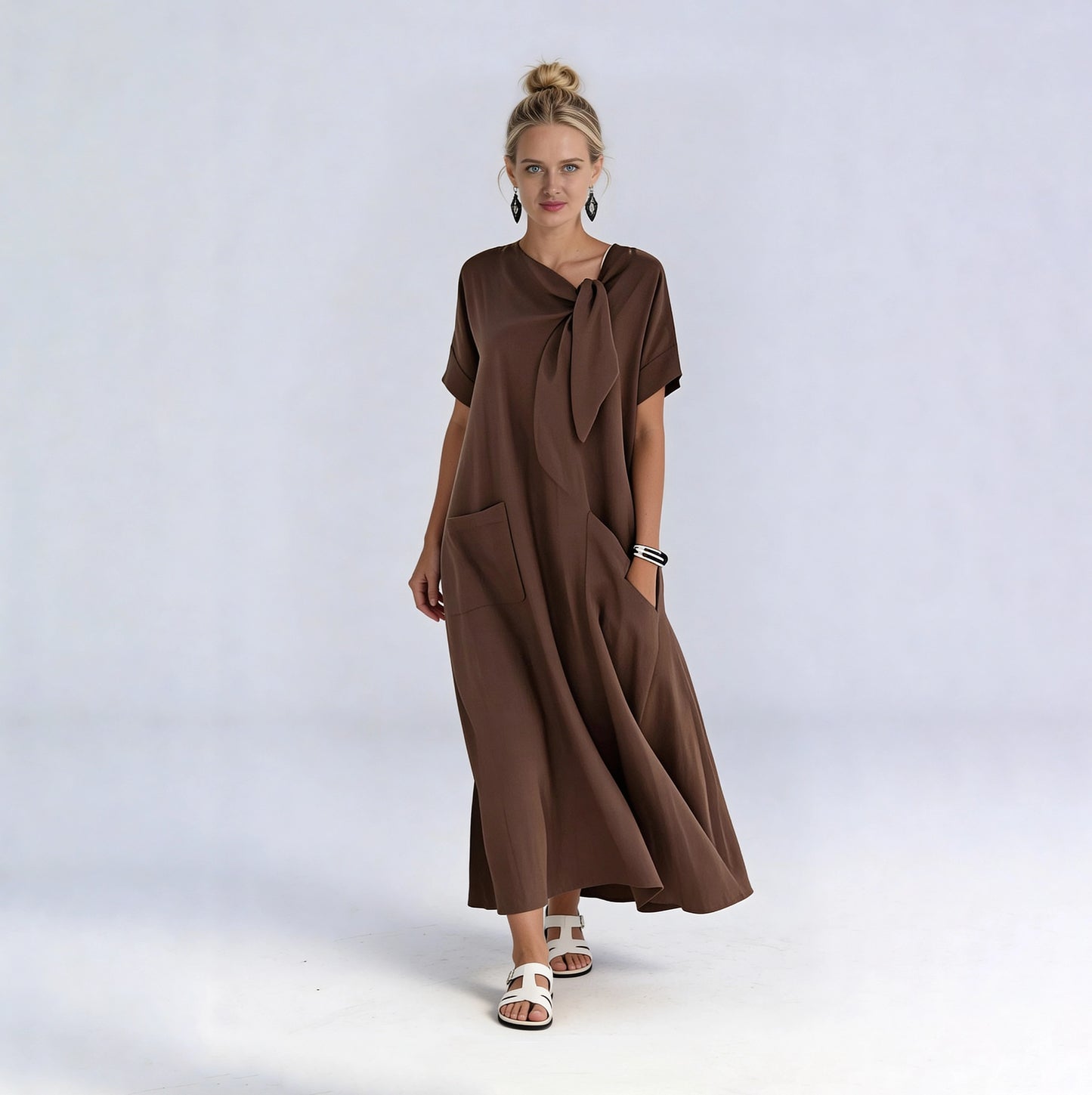Leonelle | Comfortabele zomerjurk met zakken