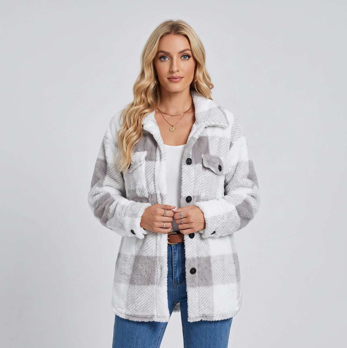 Lori | Warme herfst dames Jacket met knopen