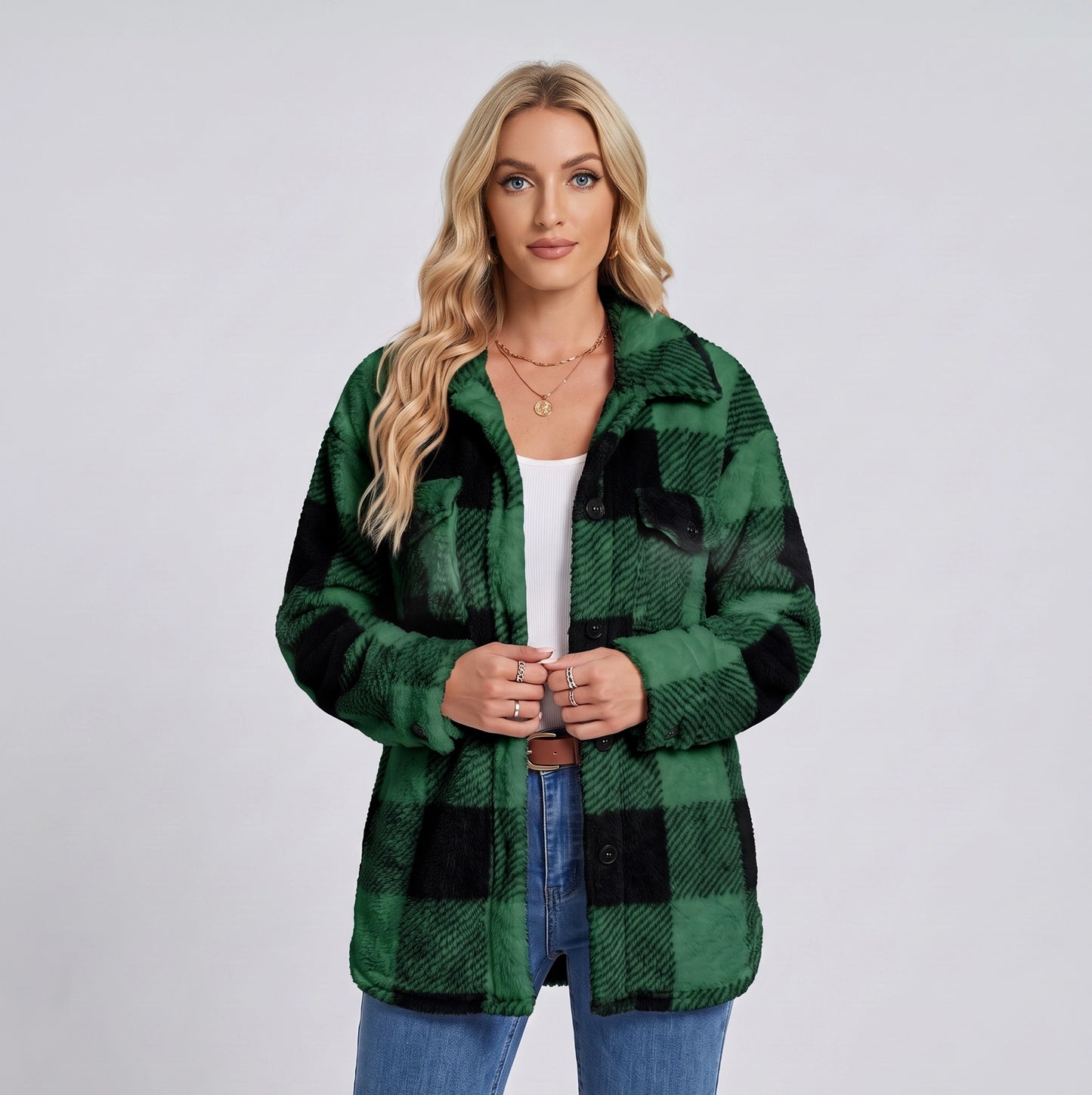 Lori | Warme herfst dames Jacket met knopen