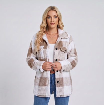 Lori | Warme herfst dames Jacket met knopen
