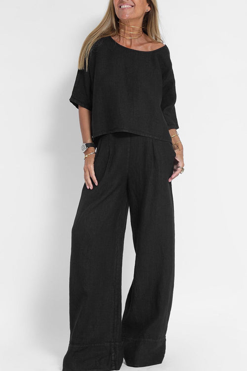 Saffron | Tweedeline Lente Linnen Katoen Set