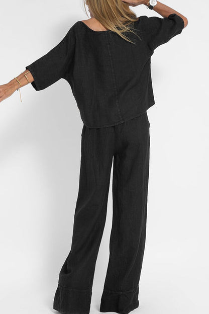 Saffron | Tweedeline Lente Linnen Katoen Set