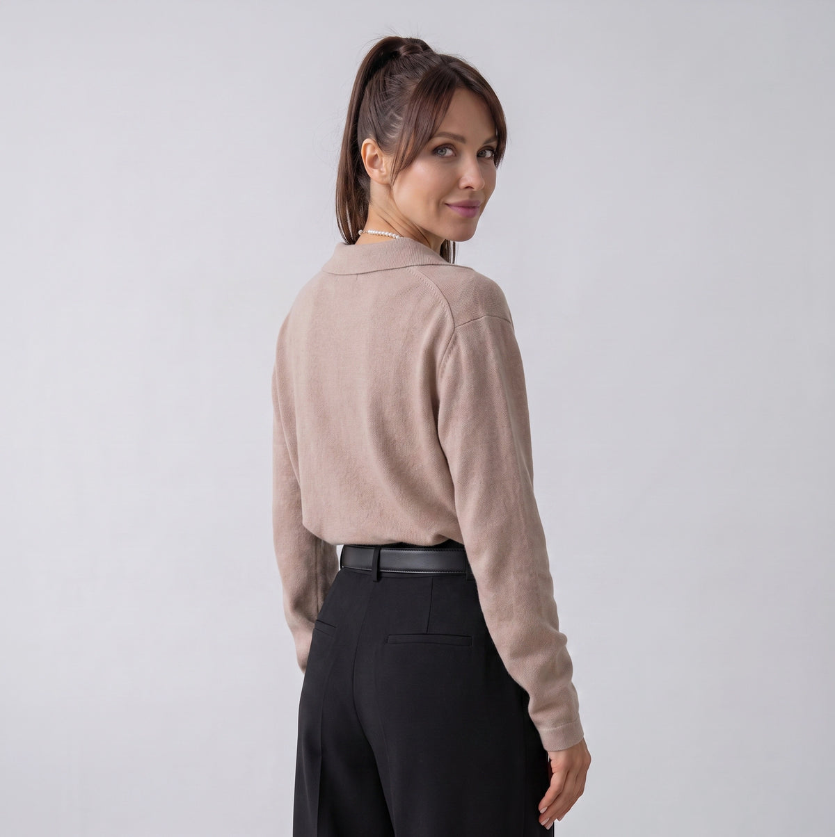 Mabel | Chique comfortabele damestrui met v-hals
