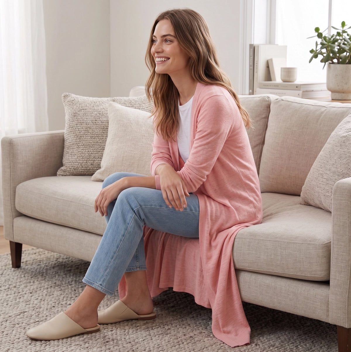 Matilda | Lange luchtige cardigan