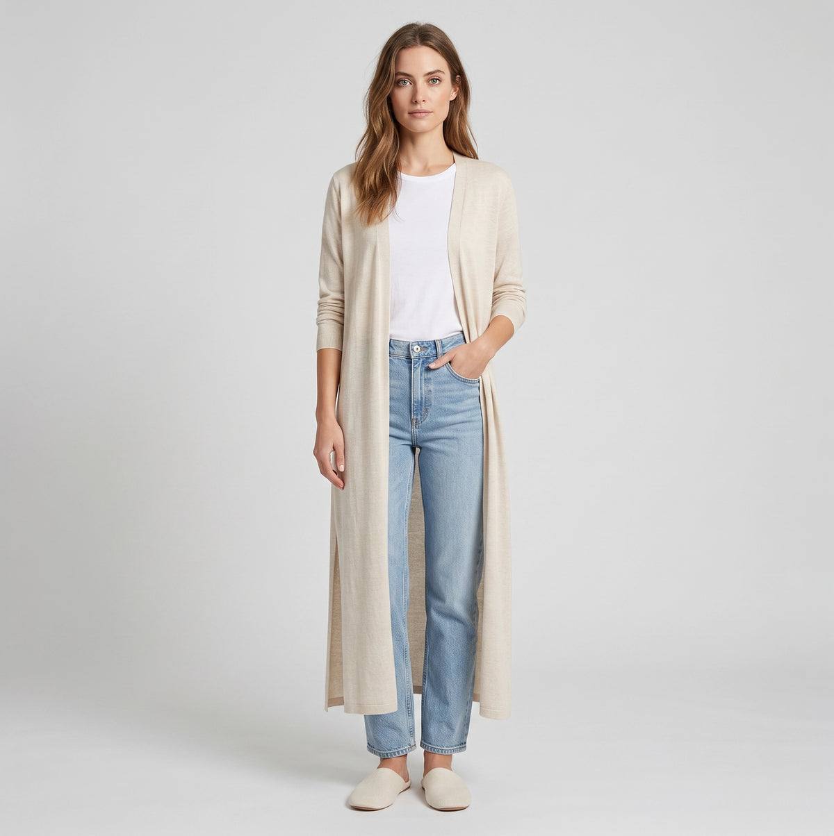 Matilda | Lange luchtige cardigan
